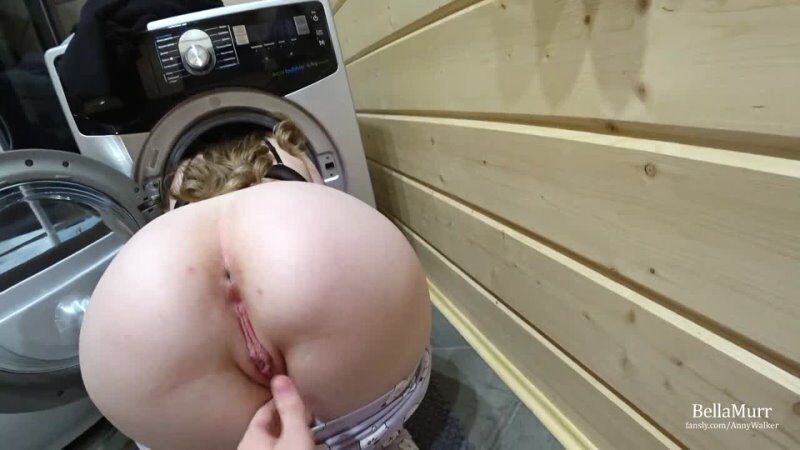 Sexy babe stuck in the washing machine and fucked anny walker инцест