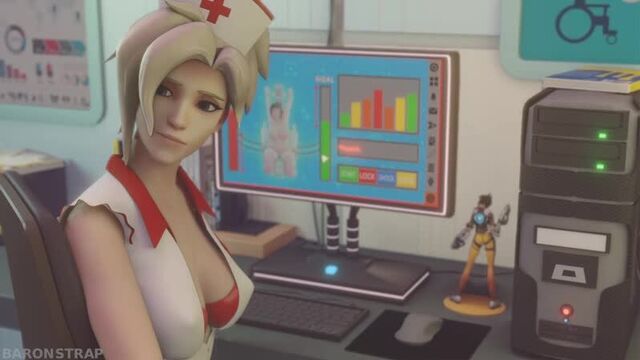 Overwatch have mercy on mei wm 1080p