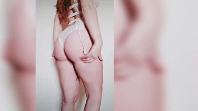 Голый тик-ток - девочка показывает свое новое нижнее белье