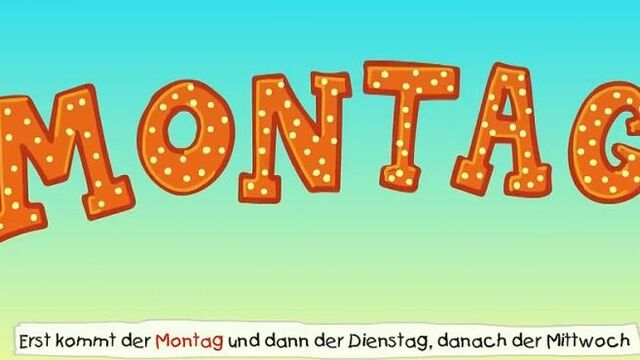 Das wochentagelied __ kinderlieder zum lernen