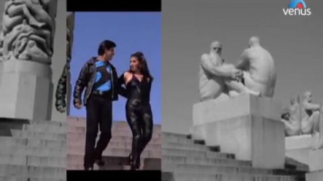 Baadshah - making of the song mohabbat ho gayee hai _ shahrukh khan twinkle khanna