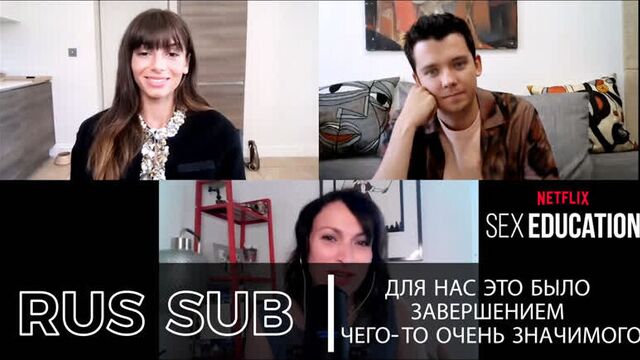 Asa butterfield mimi keene talk sex education season 3