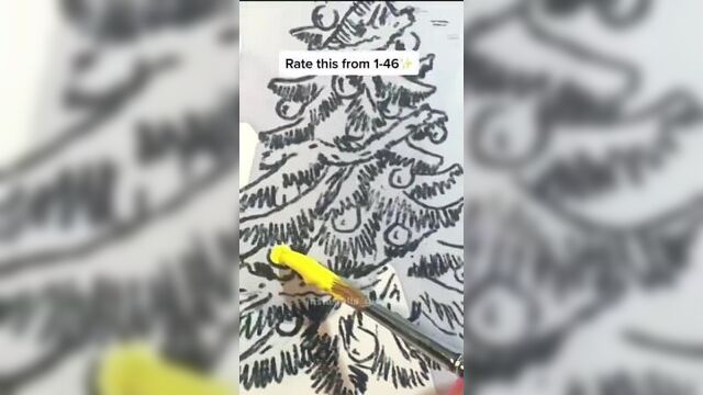 [julia gisella] i spilled hot wine and then tried to draw a ✨masterpiece✨ for christmas