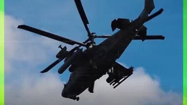 Ka-52 attack helicopters in action