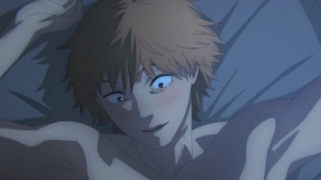 Денджи и химено ???? человек-бензопила | chainsaw man аниме момент