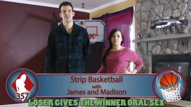 357. баскетбол на раздевание с джеймсом и мэдисон (hd-качество)