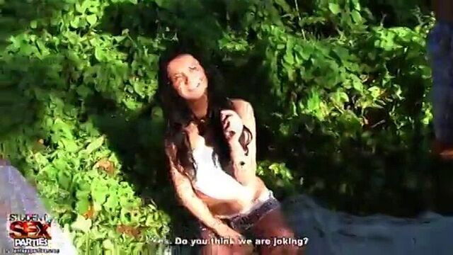 Секс на природе с русскими студентками ч. 5