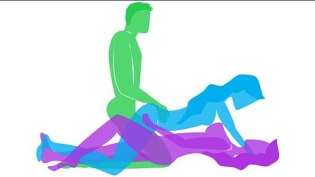 7 лучших поз для секса втроём (жмж)