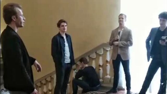 Алеся романова. съемка видеопоздравления милых дам.