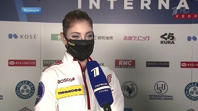 Анна щербакова стала лучшей на этапе гран-при по фигурному катанию во франции