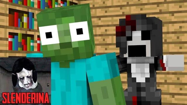 Школа монстров слендерина - гренни хоррор челенж - майнкрафт анимация