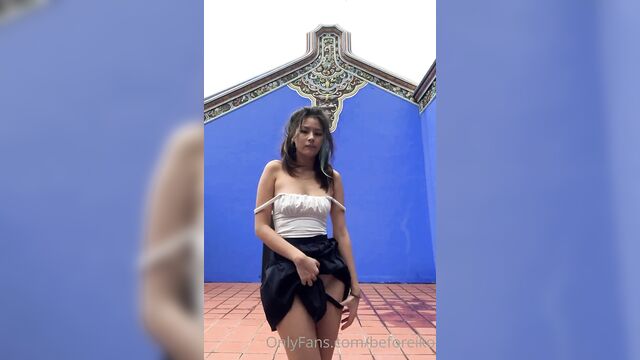Beforeiko / lola woo part 2 - a hot girl squirts in her panties part 2