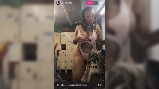 A hot guy has sex with a stripper in the locker room