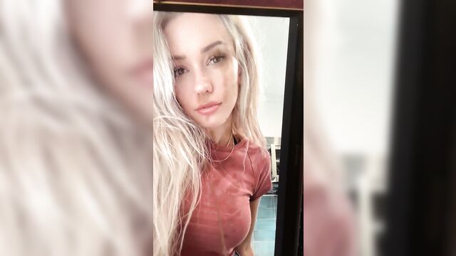 Alanah pearce gets her big tits and face covered with cum