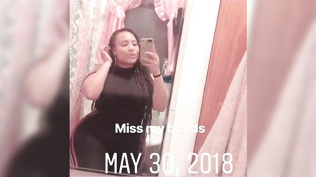 An instagram model named mynameskathrynn has a big ass and is black