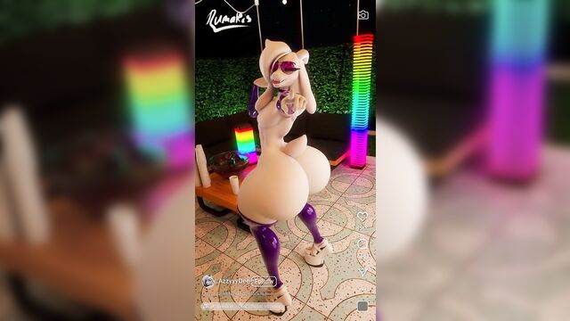 Furry twerk compilation with huge futanari cocks