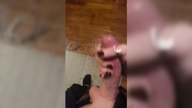 Syd gets a hard cock in her pussy by the cam