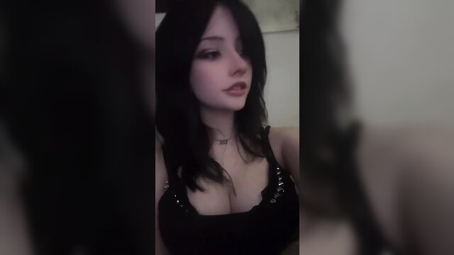 Big tit emo goth slut gets fucked on tiktok