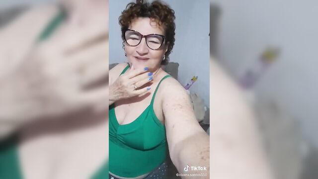 Old lady dona cicera santos enjoys getting fucked like a slut