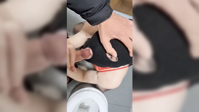 A scottish cd gets his cock sucked by a slut in this steamy scene
