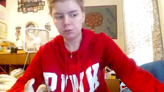 A very strange and ugly woman who loves to expose herself on camera
