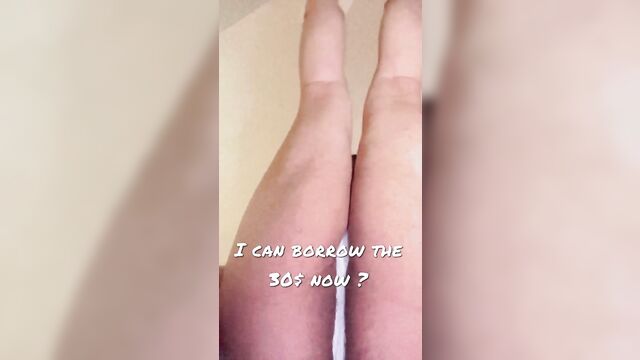 A hot slut is showing her body on snapchat