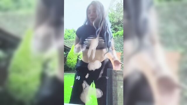 Bellakath organizes a fuck tribute with cumshot for her fans, showcasing her passionate side