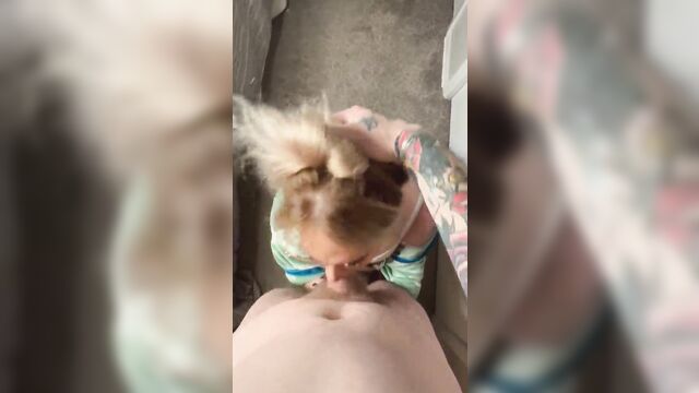 Blonde chubby milf with big boobs gets her pussy smashed
