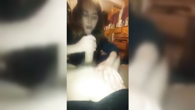 Cum shot as a pleasant surprise