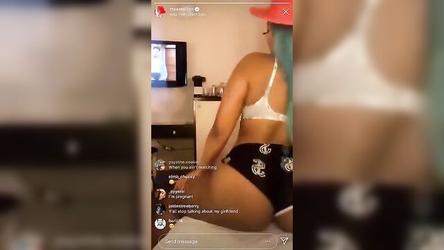 Megan the nutbuster! megan thee stallion's ass-licking, pussy-licking threesome