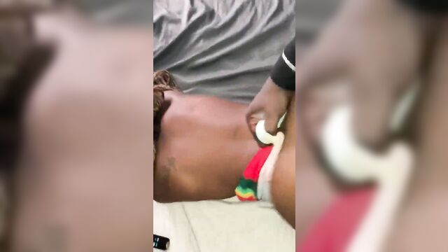She shakes her ass for us and gets a good pounding in return