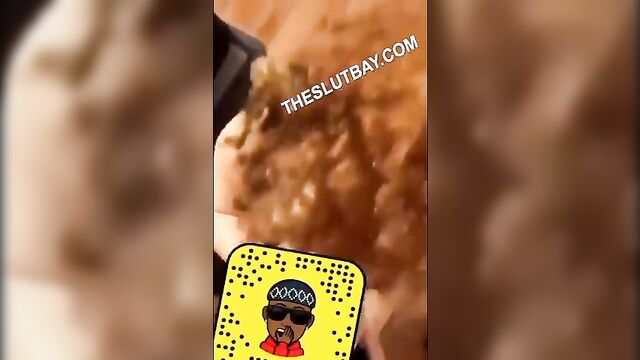 The girl with the amazing icespice ass makes a guy cum