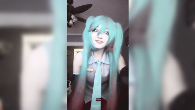 Cosplay girlfriend has a surprise for you after dinner #insta