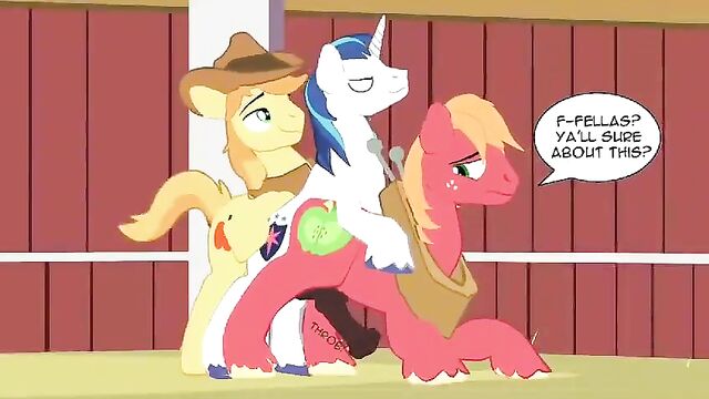 Hentai animations featuring my little pony characters like applejack and pinkie pie