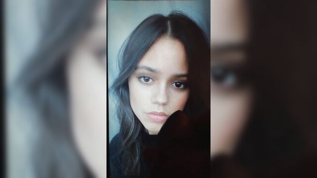 Jenna ortega is ready to get fucked by two cocks