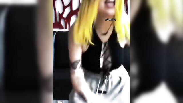 A caprimint woman plays with her big ass and tits