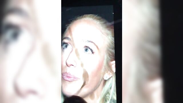 A cumshot tribute to the hot girl paris, full of anger