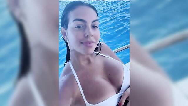 Georgina rodriguez gets her pussy railed by ai-powered cock