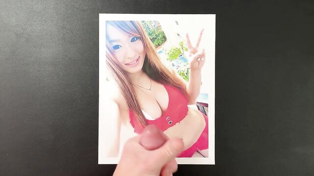 I masturbate and cum while watching iyo sky have sex