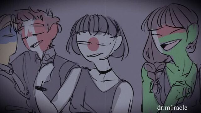Great big party au // countryhumans animatic