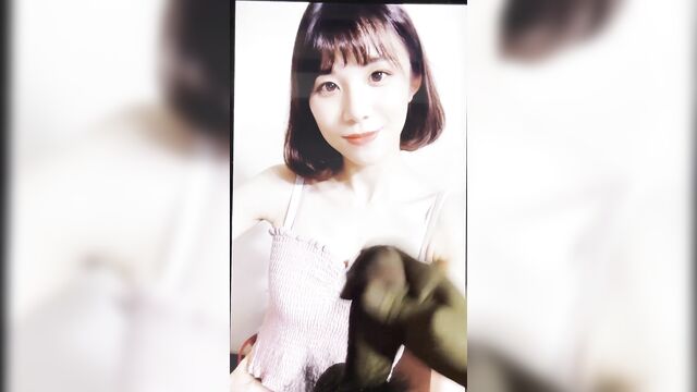 Asian pussy tribute with a huge load of cum
