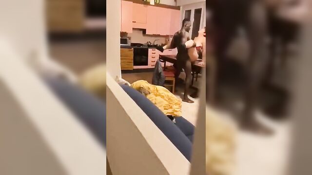 The bully didn’t close the door so that he could hear your mom