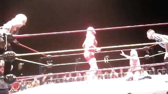 Lacey von erich gets her panties pulled down in slow motion