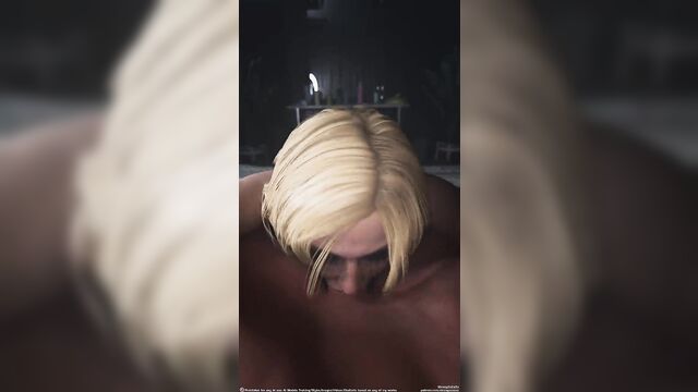 Cassie cage gets fucked in the bathroom after a workout