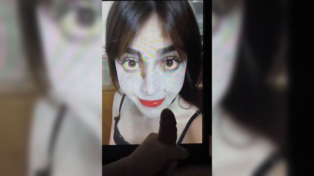 Hot cum tribute to angelarrochista by a huge fan