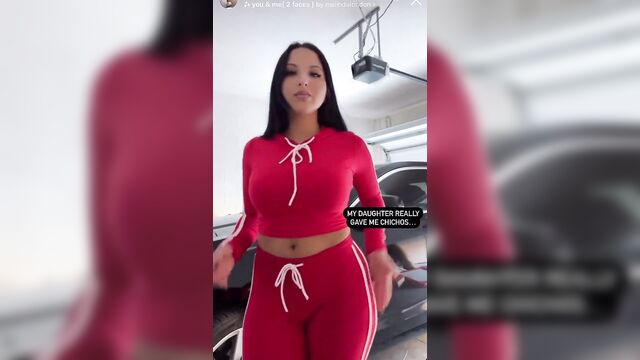 A sexy puerto rican woman got her big boobs exposed online