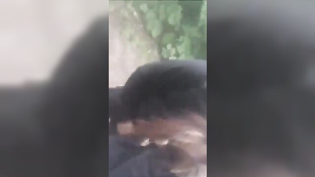 A swedish slut gets her ass pounded outdoors