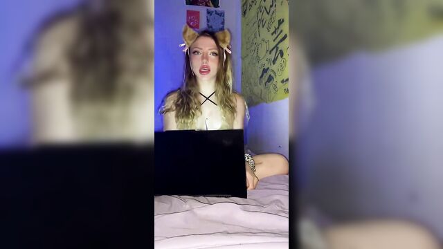 You can try to handle this hot babe, but it's not easy
