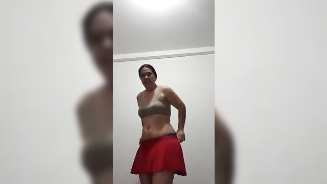 Hot brazilian milf got naked and fucked hard