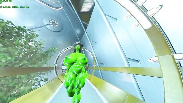 She-hulk gets banged after transforming in fallout 4 style